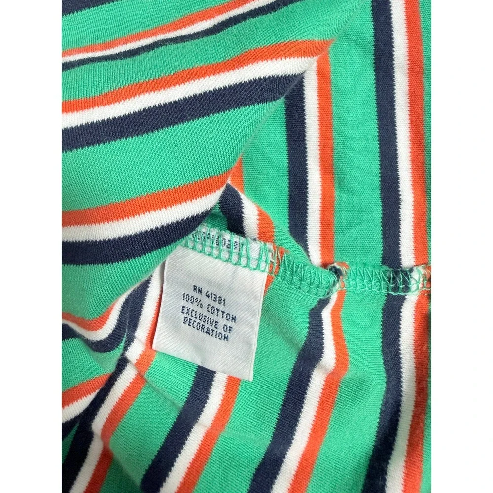 Polo Ralph Lauren Mens 2XLT Tall Multi Pony‎ Green Striped Soft Polo Shirt Golf